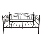 Twin Size Black Metal Vintage Daybed