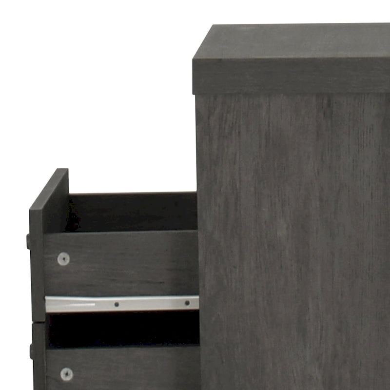 Mid-Century 2-Drawer Nightstand - Multiple Colors