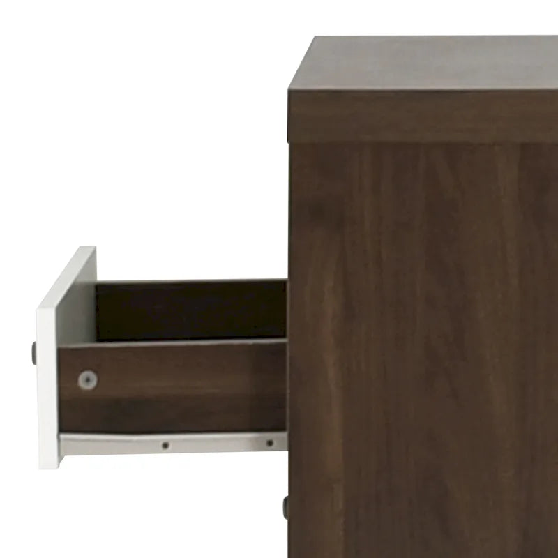 Mid-Century 2-Drawer Nightstand - Multiple Colors