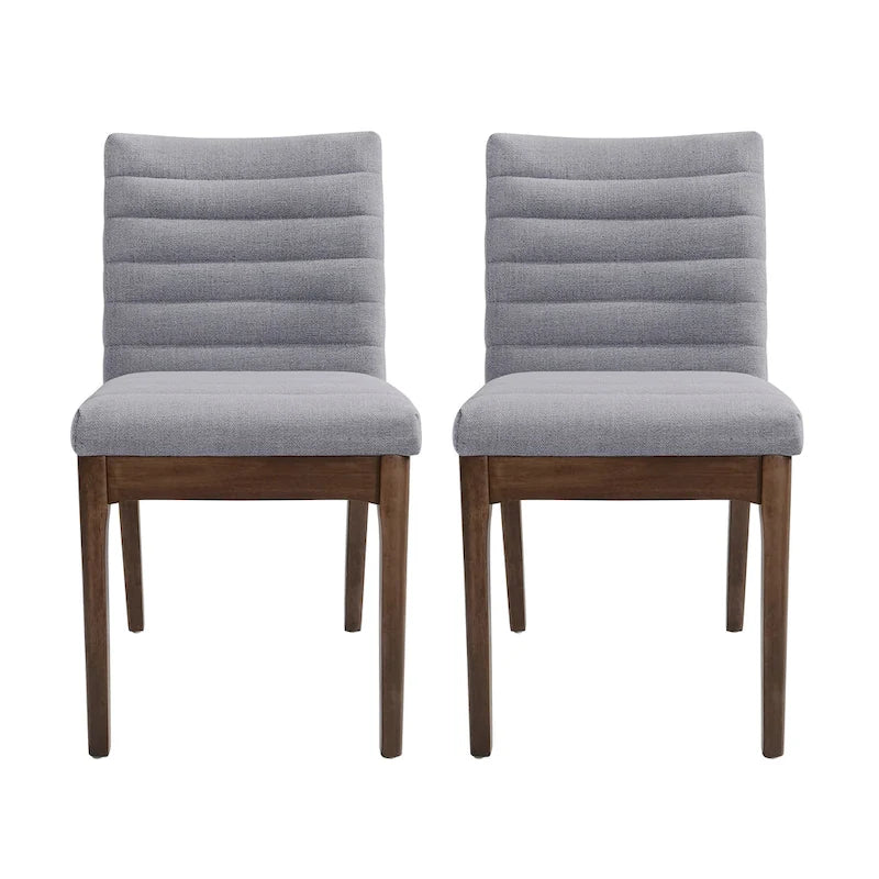 Lancer Channel Stitch Dining Chairs (Set of 2) by Christopher Knight Home