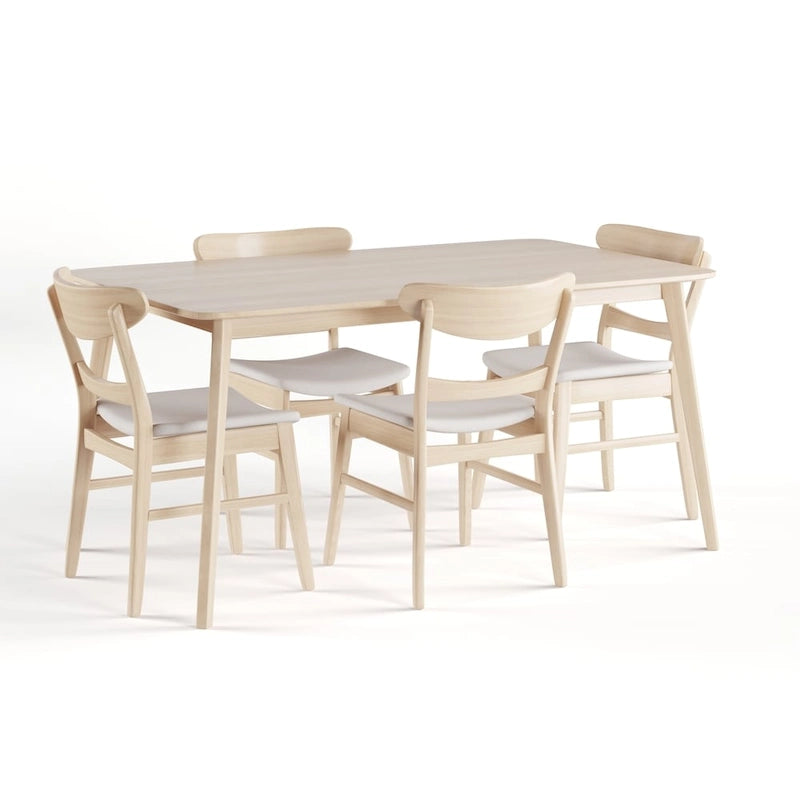 Bryner Mid-Century Modern 5 Piece Dining Set by Christopher Knight Home