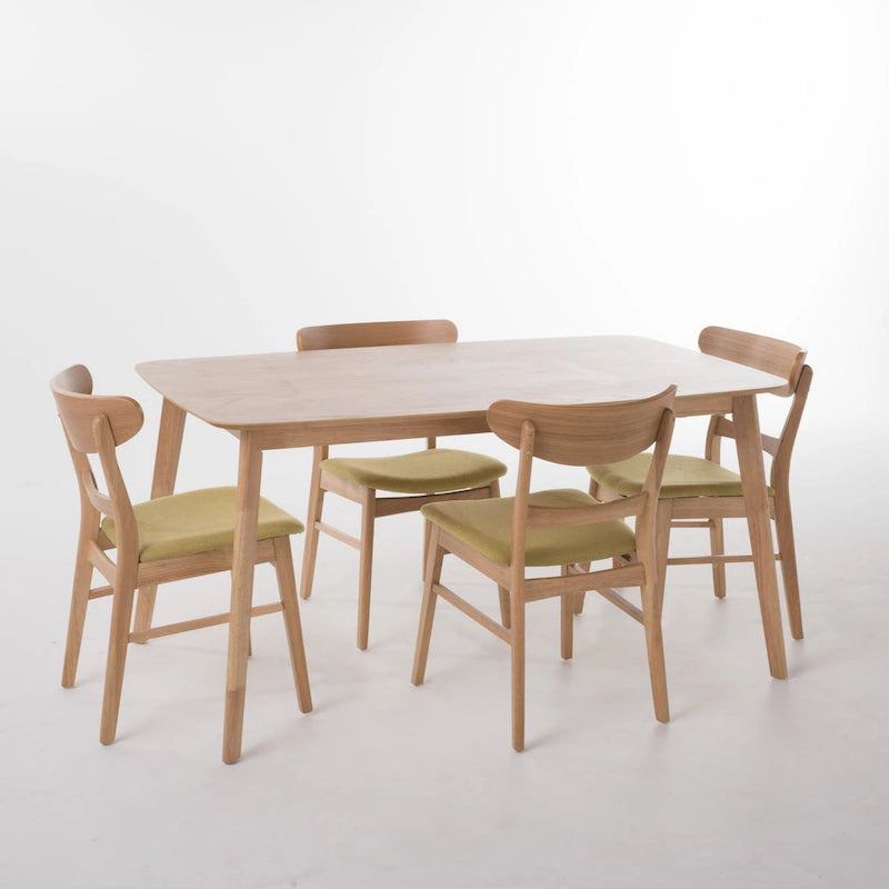 Bryner Mid-Century Modern 5 Piece Dining Set by Christopher Knight Home