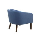 Madison Park Cora Blue Upholstered Tufted Mid-Century Accent Chair