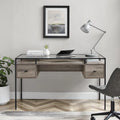 Middlebrook 56-inch Glass Top Writing Desk