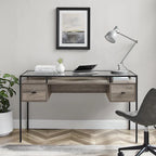Middlebrook 56-inch Glass Top Writing Desk