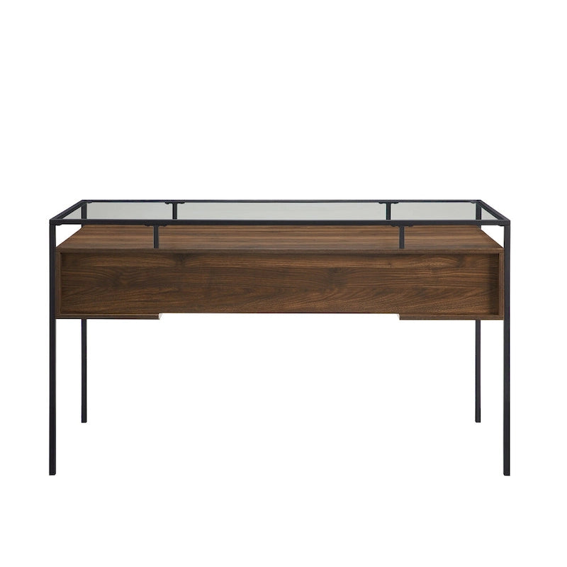 Middlebrook 56-inch Glass Top Writing Desk