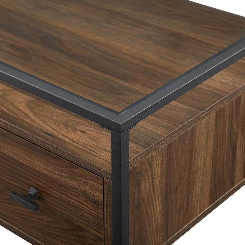 Middlebrook 56-inch Glass Top Writing Desk