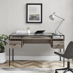 Middlebrook 56-inch Glass Top Writing Desk