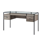 Middlebrook 56-inch Glass Top Writing Desk