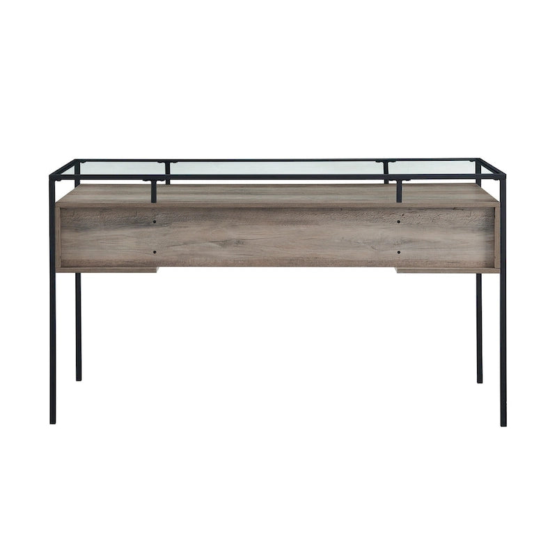 Middlebrook 56-inch Glass Top Writing Desk