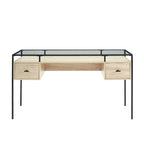 Middlebrook 56-inch Glass Top Writing Desk