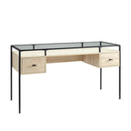 Middlebrook 56-inch Glass Top Writing Desk