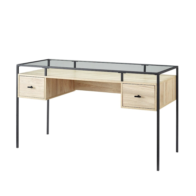 Middlebrook 56-inch Glass Top Writing Desk