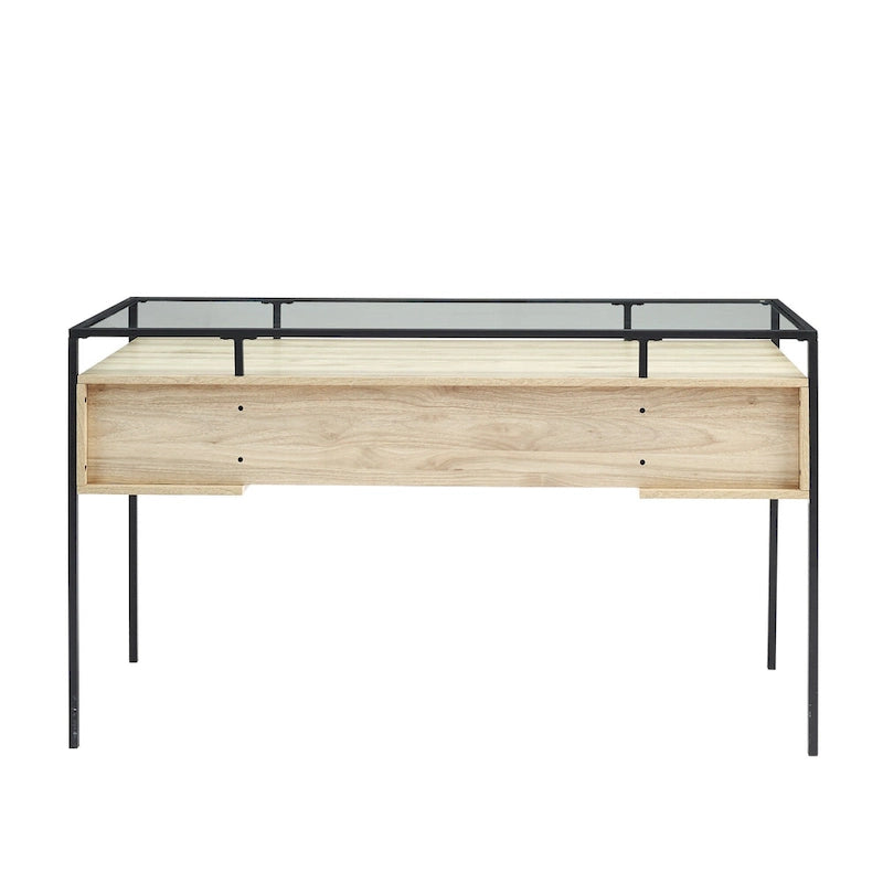 Middlebrook 56-inch Glass Top Writing Desk