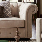 Gdansk 4-Seat Modular Chesterfield Sofa