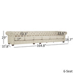 Gdansk 4-Seat Modular Chesterfield Sofa