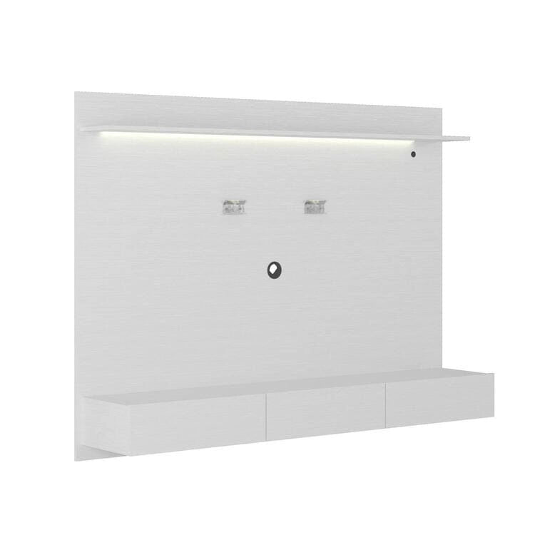 Wall Mounted Entertainment TV Center with Floating Panel, Media Console Center for 70 TVs