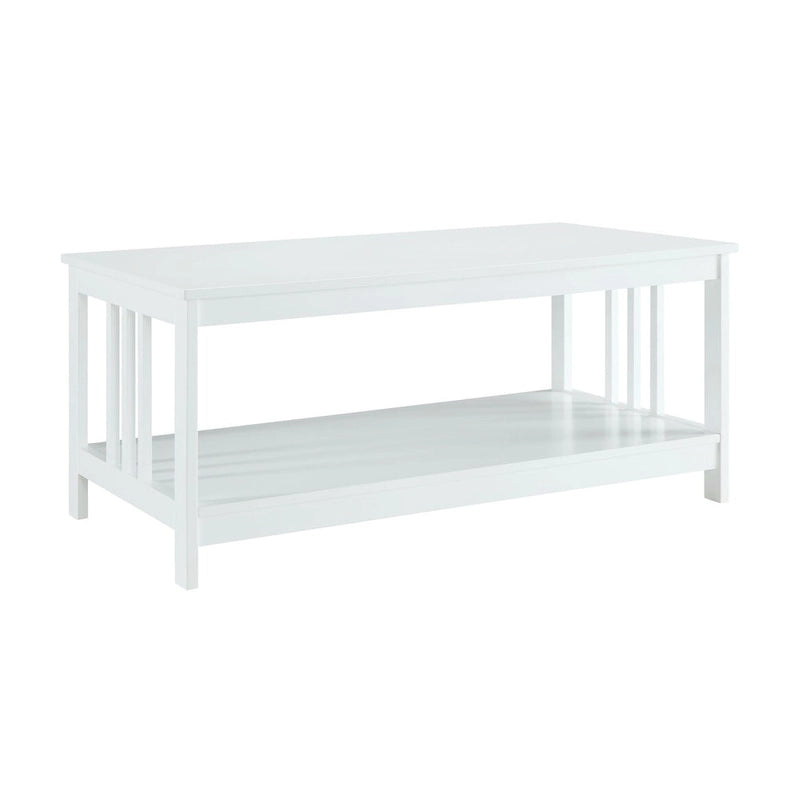 Convenience Concepts Mission Coffee Table with Shelf