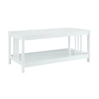Convenience Concepts Mission Coffee Table with Shelf