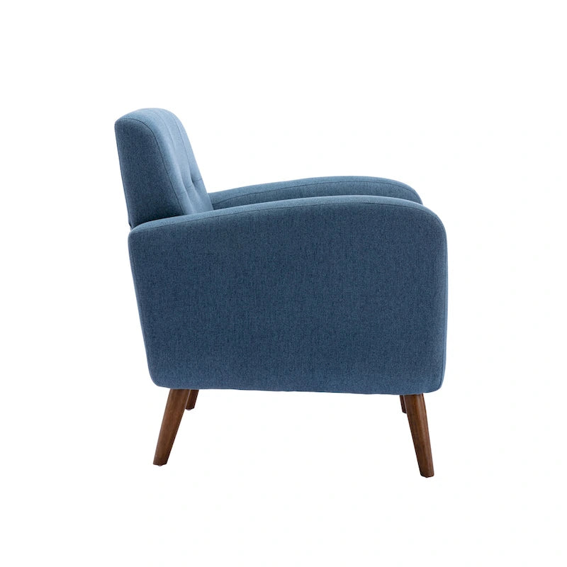 Porthos Home Suri Accent Chair, Fabric or PU Upholstery, Rubberwood Legs