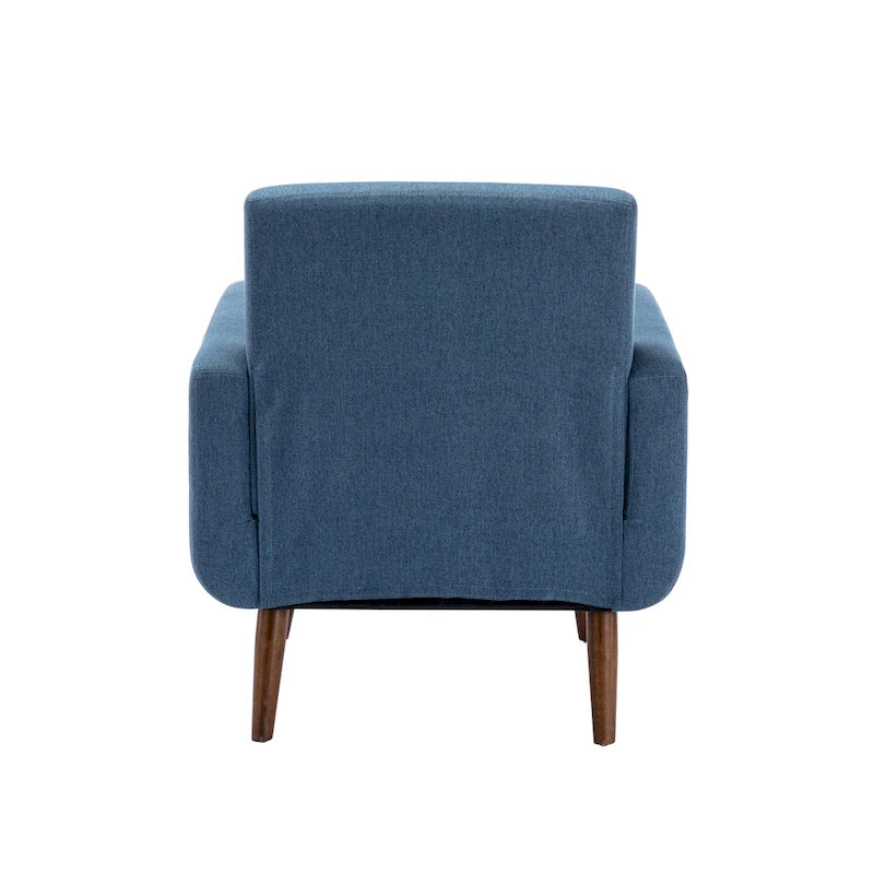 Porthos Home Suri Accent Chair, Fabric or PU Upholstery, Rubberwood Legs