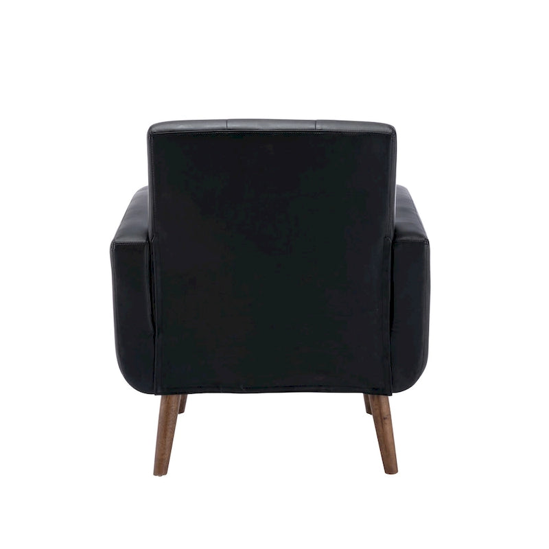 Porthos Home Suri Accent Chair, Fabric or PU Upholstery, Rubberwood Legs