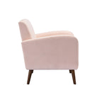 Porthos Home Suri Accent Chair, Fabric or PU Upholstery, Rubberwood Legs