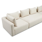 Hangover Cream Upholstered 145 Long Sofa