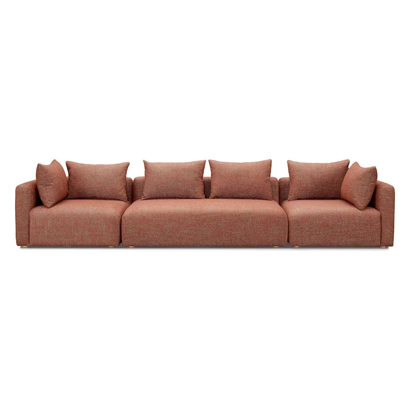 Hangover Cream Upholstered 145 Long Sofa