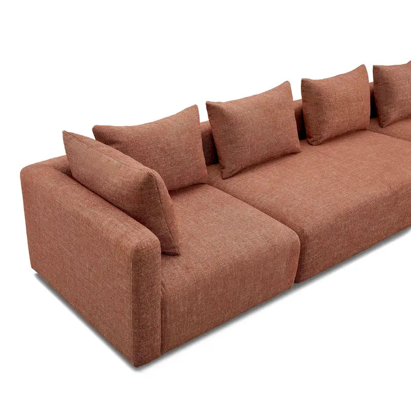 Hangover Cream Upholstered 145 Long Sofa