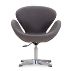 Raspberry Contemporary Adjustable Swivel Chair