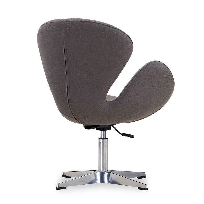 Monica Chair Raspberry Raspberry Contemporary Adjustable Swivel Chair – Furniture Town San Antonio