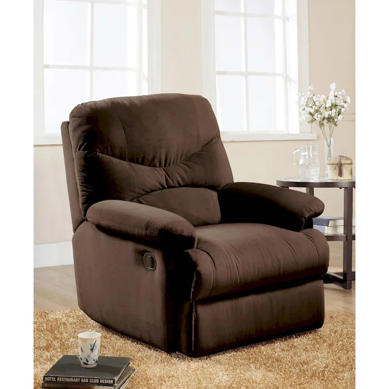 Ryane Pillow Top Arms Recliner with Tufted Back
