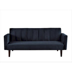Container Furniture Srtip Convertible Velvet Sofa Bed