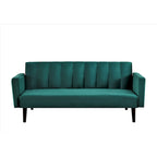 Container Furniture Srtip Convertible Velvet Sofa Bed