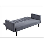 Container Furniture Srtip Convertible Velvet Sofa Bed