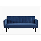 Container Furniture Srtip Convertible Velvet Sofa Bed
