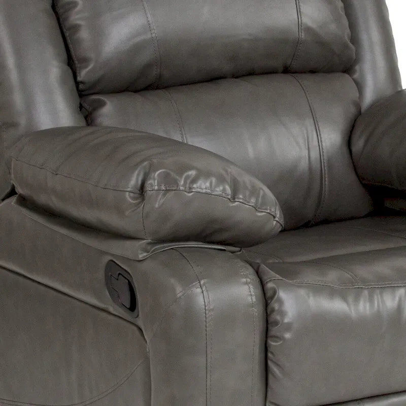 Microfiber Pillow Back Recliner