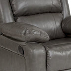Microfiber Pillow Back Recliner