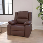 Microfiber Pillow Back Recliner