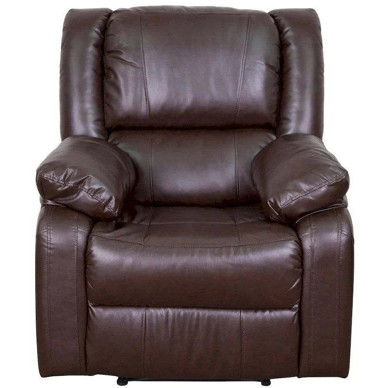 Microfiber Pillow Back Recliner