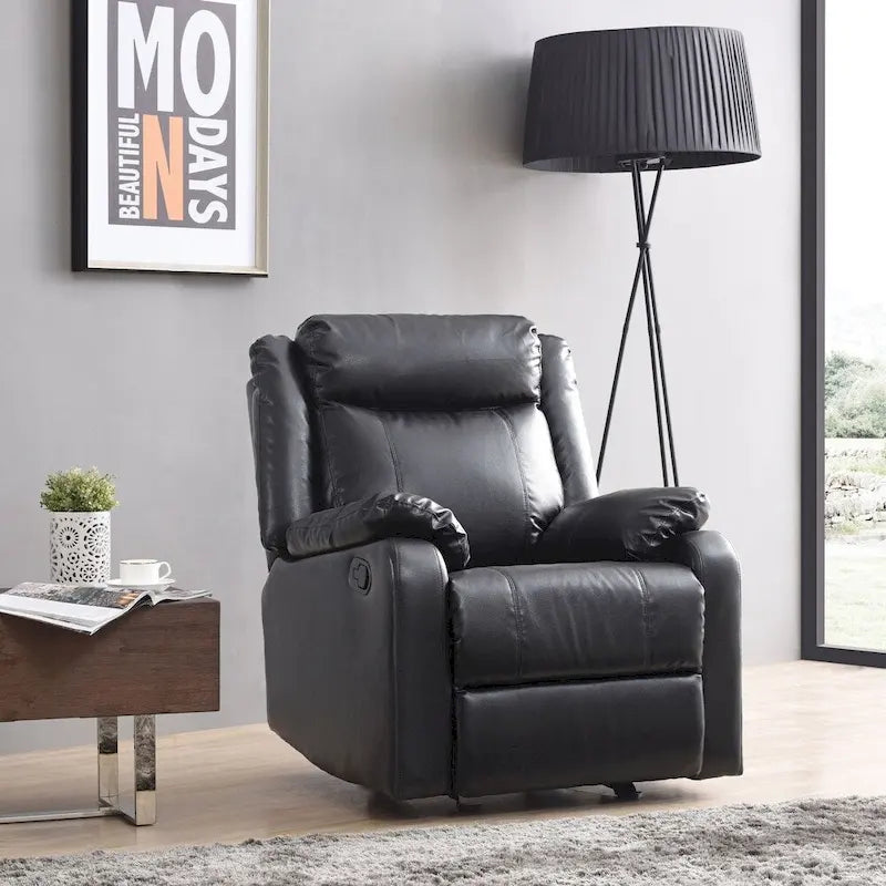 Copper Grove Zug Faux Leather Rocking Recliner