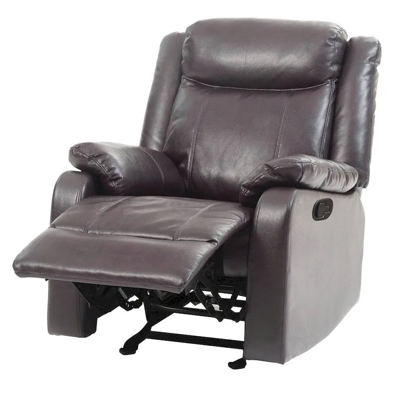 Copper Grove Zug Faux Leather Rocking Recliner
