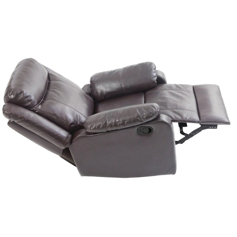 Copper Grove Zug Faux Leather Rocking Recliner