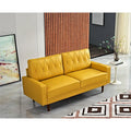 Acire 69.3 Faux Leather Cushion Back Sofa