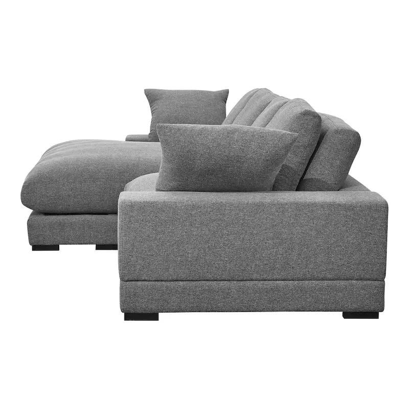 Aurelle Home Reversible Contemporary Sectional Sofa