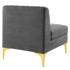 Triumph Channel Tufted Performance Velvet 4-Seater Sofa