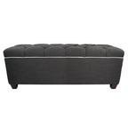 The Sole Secret Shoe Storage Bench - Loft Charcoal