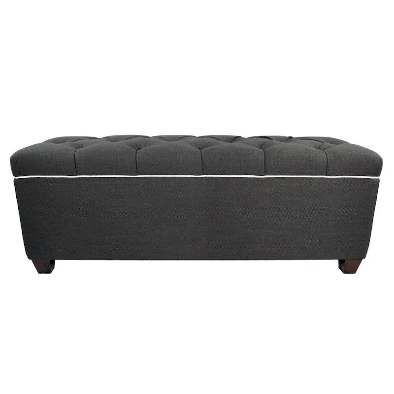 The Sole Secret Shoe Storage Bench - Loft Charcoal