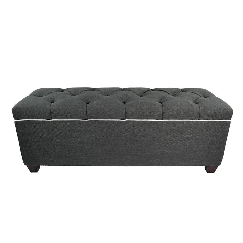 The Sole Secret Shoe Storage Bench - Loft Charcoal